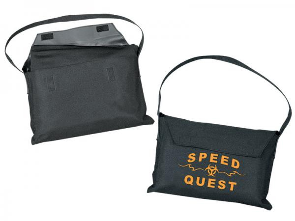 Table Throw Carry Storage Bag - black - Logo Option Available -  Shoulder Strap - Velcro Flap Closure - Durable Construction - Holds a 8ft or smaller throw