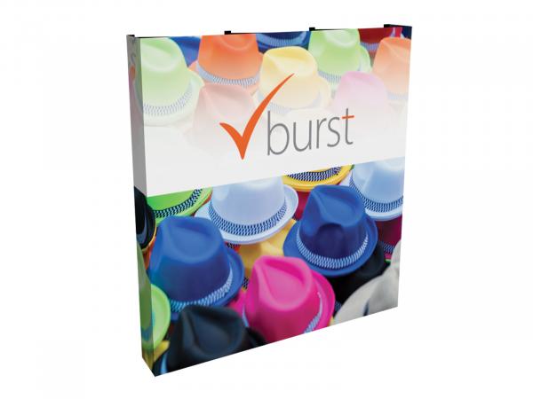 V-Burst 8' Flat Fabric Pop-up with end caps