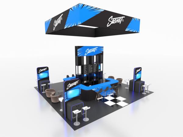 VK-5229 Reconfigurable Island Trade Show Exhibit --  Image 4