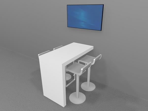 MOD-1741 Waterfall Workstation Counter 48" x 24" -- Image 3