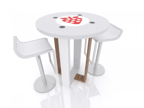 MOD-1482 Wireless Trade Show and Event Charging Bistro Table -- Image 1