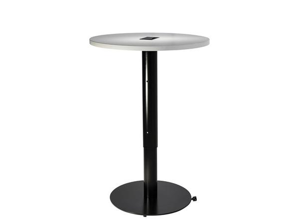 30" Round Bar Table, Powered (CEBT-037)
 -- Trade Show Furniture Rental