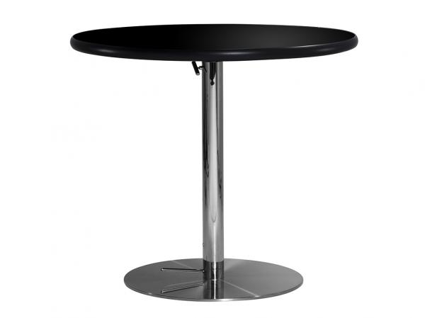 CECA-031 | 36" Round Cafe Table w/ Black Top and Hydraulic Base -- Trade Show Furniture Rental