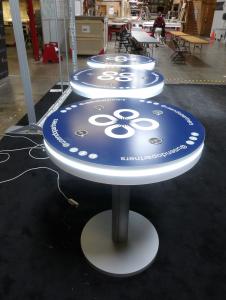 (3) MOD-1453 Charging Tables with LED Perimeter Lights, Graphics, and Wireless Charging Pads -- View 2
