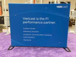 TF-413 Portable Table Top Display with Pillowcase Fabric Graphic and Aluminum Tube Frame