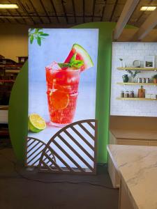 Custom Island Exhibit with Backlit and Non-Backlit Fabric Graphics -- View 10