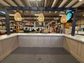 Custom Island Exhibit with Backlit and Non-Backlit Fabric Graphics -- View 5