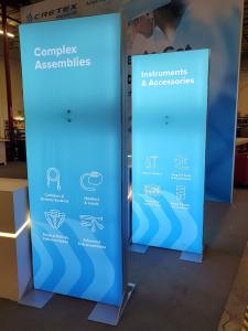 Custom Peninsula Island with 16 ft. Backwall with SEG Graphic -- View 7