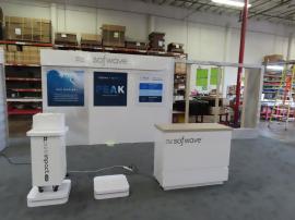 Custom Reconfigurable Inline Exhibit with Full-size Closet -- View 4