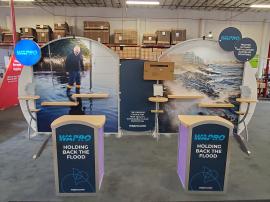 Modified VK-2965 Modular Exhibit with Tension Fabric Graphics -- View 2