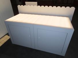 Custom Event Structure -- Gaming Shed, Fence Display, Shelving, and Storage -- View 4