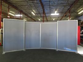 SYK-2034 Symphony Portable Display with Engineered Aluminum Frames and SEG Fabric Graphics -- View 2