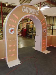 Custom Event Pavillion with Extensive RGBW Programmable LED Lights -- View 4
