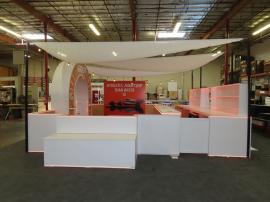 Custom Event Pavillion with Extensive RGBW Programmable LED Lights -- View 5