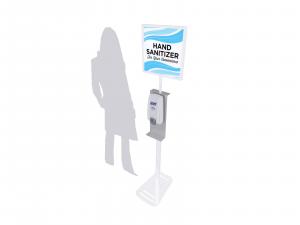 REN-907 Hand Sanitizer Stand w/ Graphic