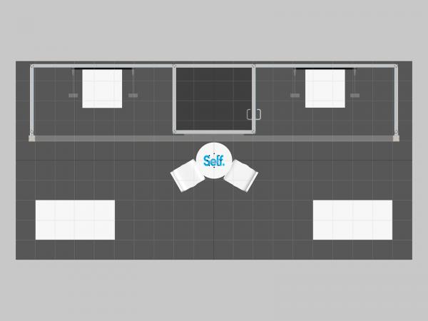 RE-2148 Gravitee Modular Inline Exhibit -- Plan View